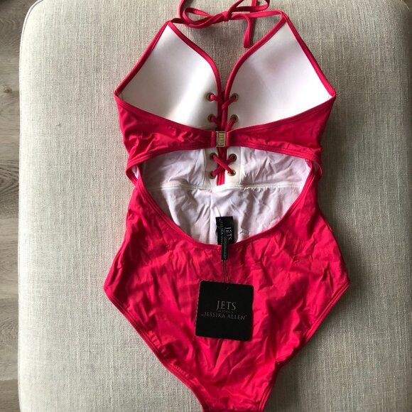 Jets Australia Jetset Lace Up One Piece (size 12) NWT - Picture 7 of 8